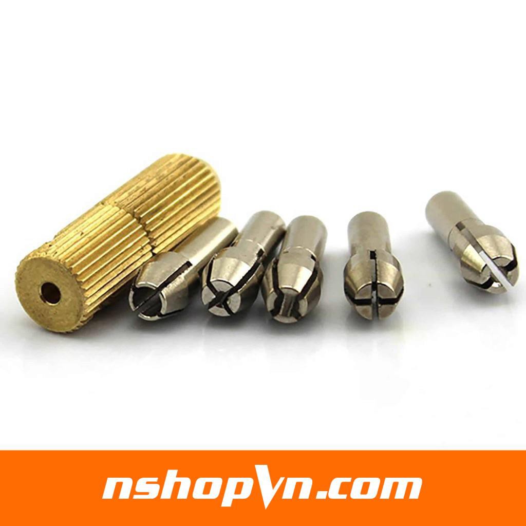 Bộ đầu kẹp mũi khoan trục 2mm/2.3mm/3.17mm