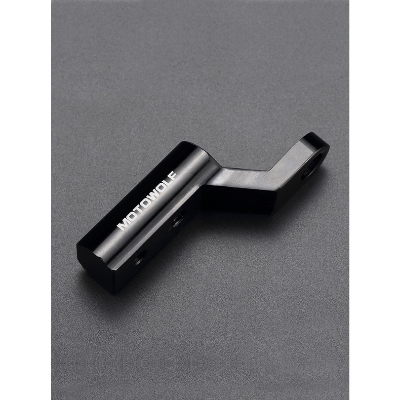 Pát nhôm mở rộng CNC gắn chân gương MOTOWOLF- Giá gắn chân gương CNC đa năng xe máy