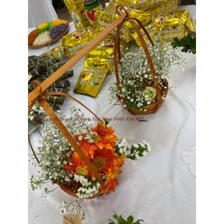 Bộ quang gánh trang trí tiểu cảnh