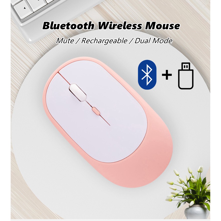 Chuột không dây NIXXOS Bluetooth 2.4G tiện lợi