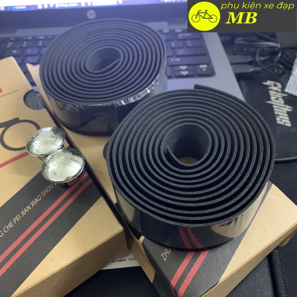 Dây quấn ghi đông xe đạp - dây quấn xe đạp vân cacbon cao cấp