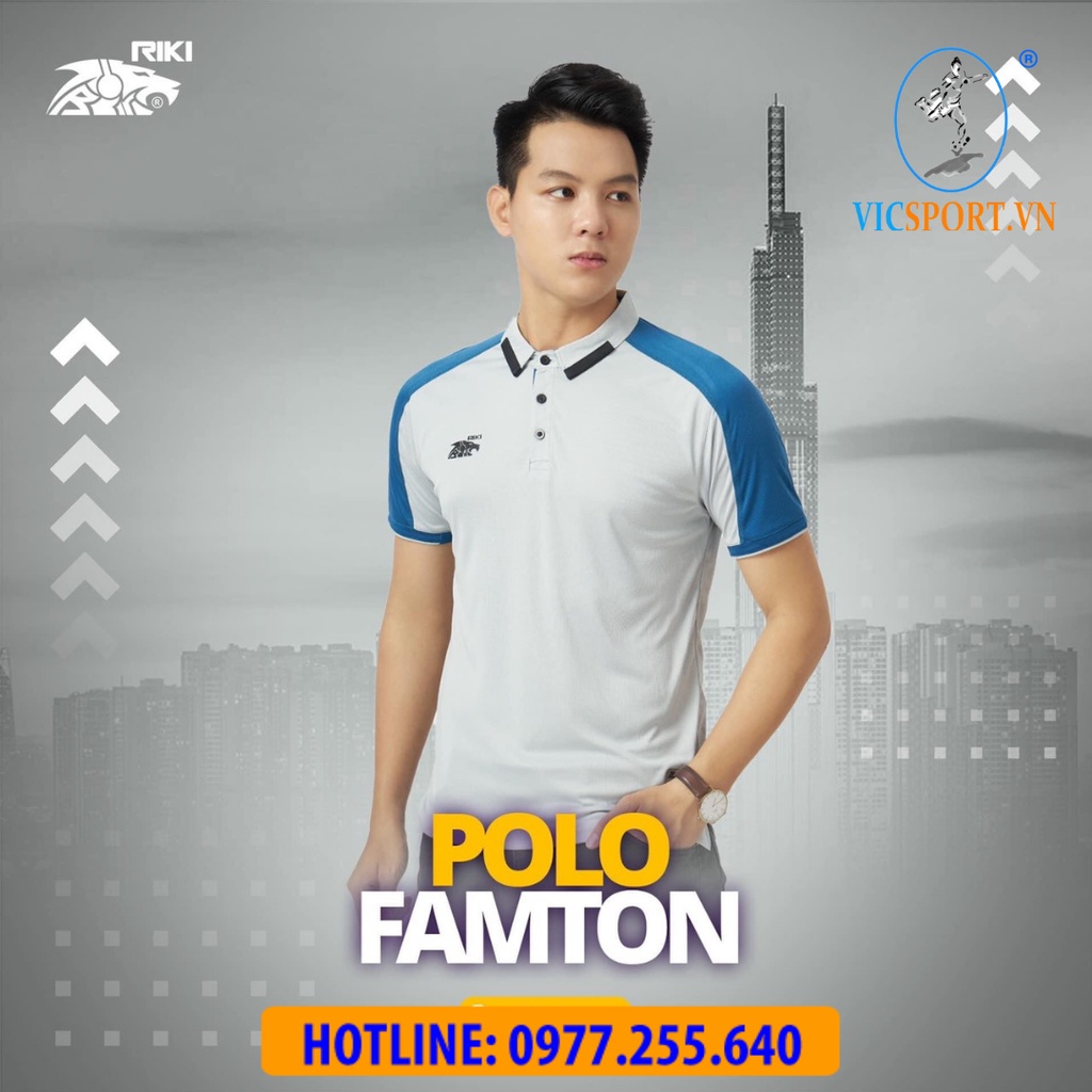 Áo Polo thể thao nam POLO FAMTON, áo thể thao nam ngắn tay  mẫu mới 2021 - Vicsportvn