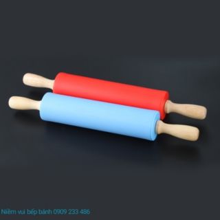Cây lăn bột tay cầm gỗ lớn 38cm