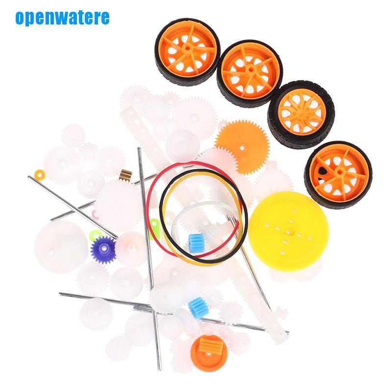 Bộ 78 bánh răng hộp số bằng nhựa cao cấp dành cho mô hình robot thủ công