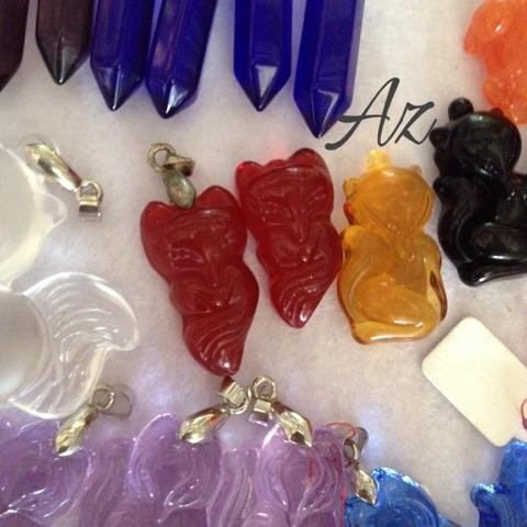 mặt đá hồ ly cute size nhỏ : 150k /c tặng kèm dây đeo cổ