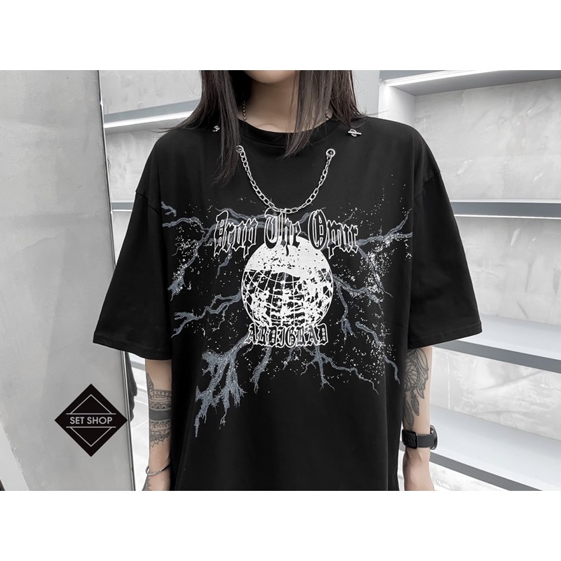 Áo chớp điện dây xích