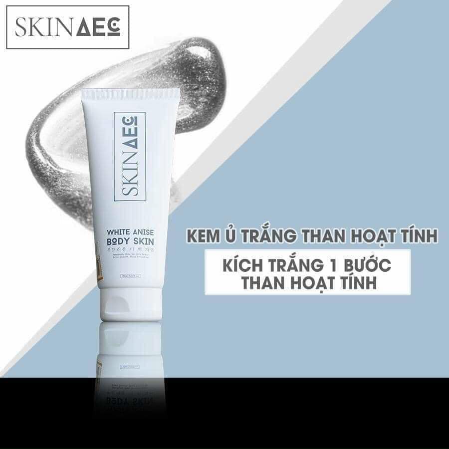 WHITE ANISE BODY SKIN Ủ TRẮNG THAN HOẠT TÍNH SKIN AEC