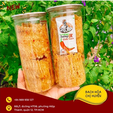 Lon PET Mực Cán Tẩm Gia Vị Cay Cay/ Mực xé sợi / Mix 3 Loại