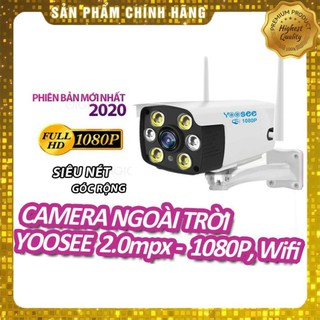 Camera yoosee ngoài trời siêu nét 2.0mpx 1080p - 2 anten