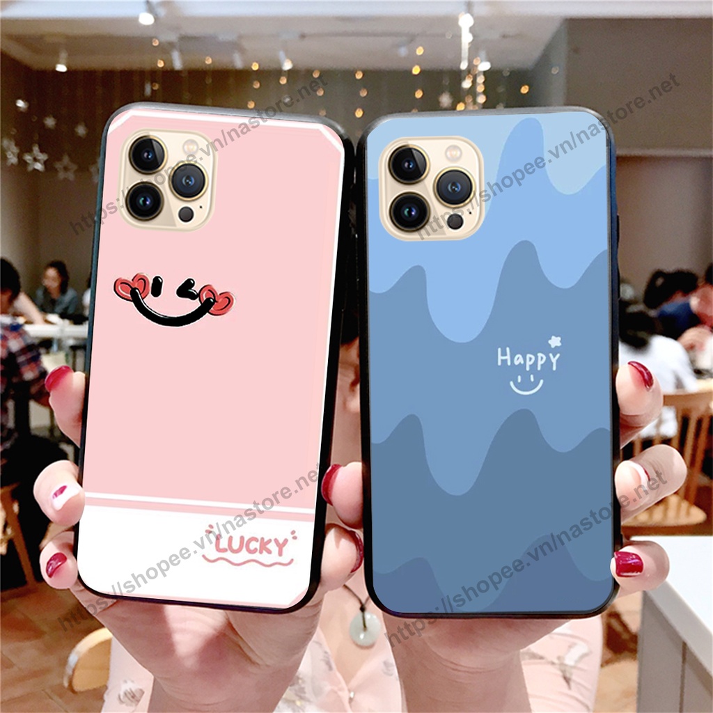 Ốp lưng Iphone 13-IPHONE 13 PRO-IPHONE 13 PRO MAX mặt cười, họa tiết caro đơn giản đẹp cute