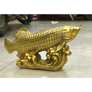Cá Rồng Tài Lộc bằng đồng size nhỏ