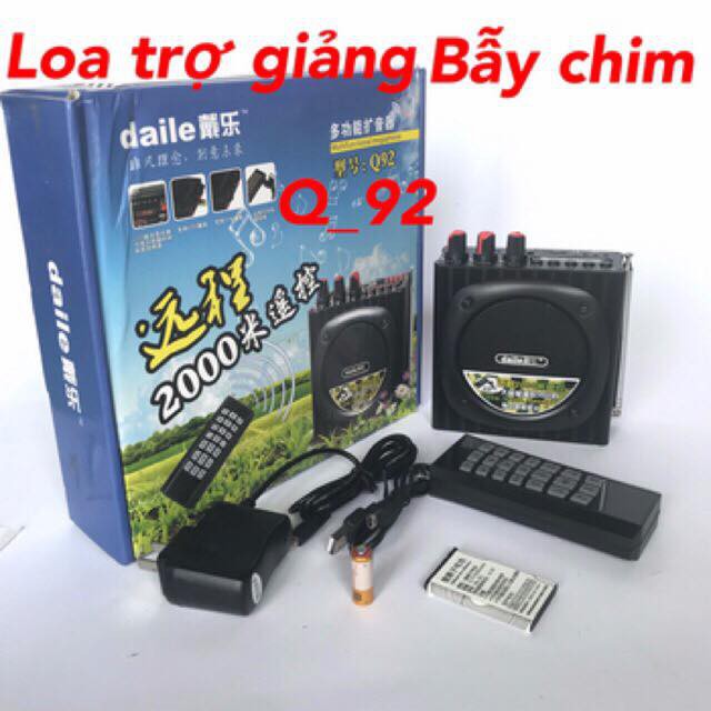 Loa bẫy chim Q92 điều khiển xa 2000m