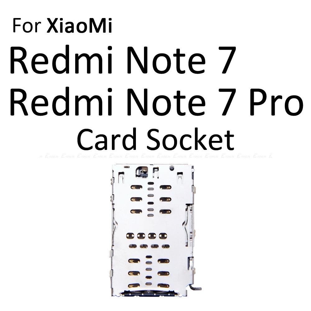 Khay Đựng Thẻ Sim Điện Thoại Cho XiaoMi Redmi 7 Note 7 Pro PocoPhone F1 Micro SD