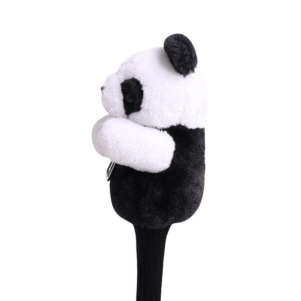 Vỏ Bọc Bảo Vệ Đầu Gậy Đánh Golf Bằng Lông Cừu Mềm Hình Gấu Trúc Đáng Yêu