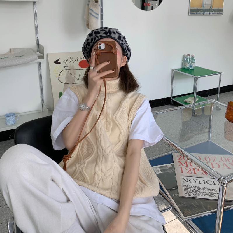 Áo Len Cổ Lọ Không Tay Giữ Ấm Thời Trang Dành Cho Nữ | BigBuy360 - bigbuy360.vn