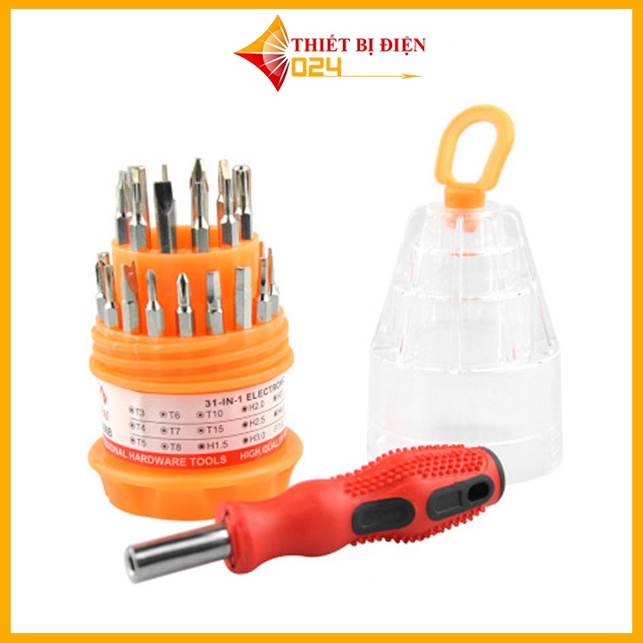 Bộ Tua Vít Đa Năng 31 đầu - Hộp Tròn