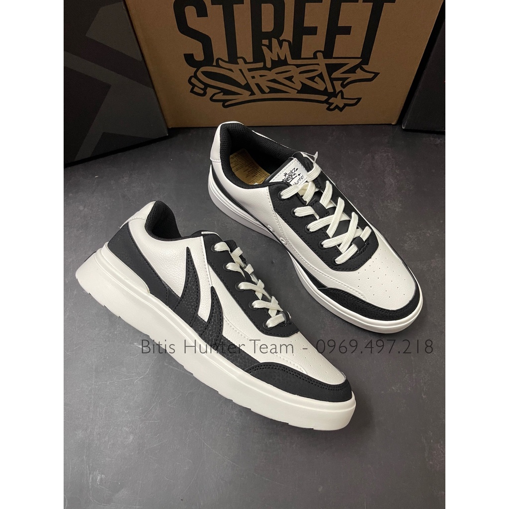 Giày Thể Thao Cao Cấp Nam Nữ Street Z Collection Low W&amp;B - DSWH06600TRG/DSMH06600TRG