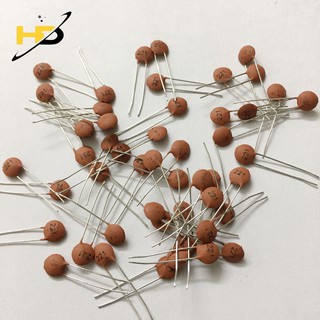 [Combo 100] Tụ Gốm Nâu 221 50V 220pF 221p Linh Kiện Bếp Từ Mới