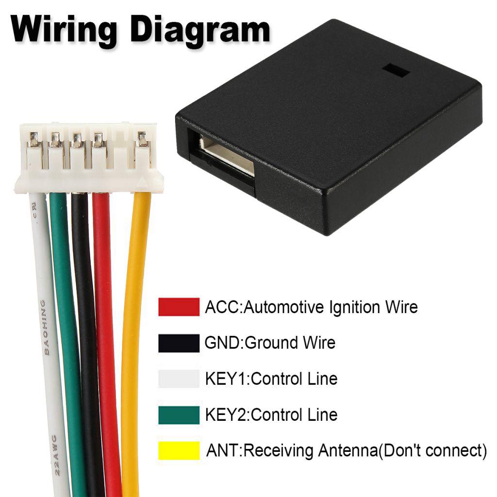 Bộ phím điều khiển vô lăng xe hơi kết nối không dây điều khiển từ xa