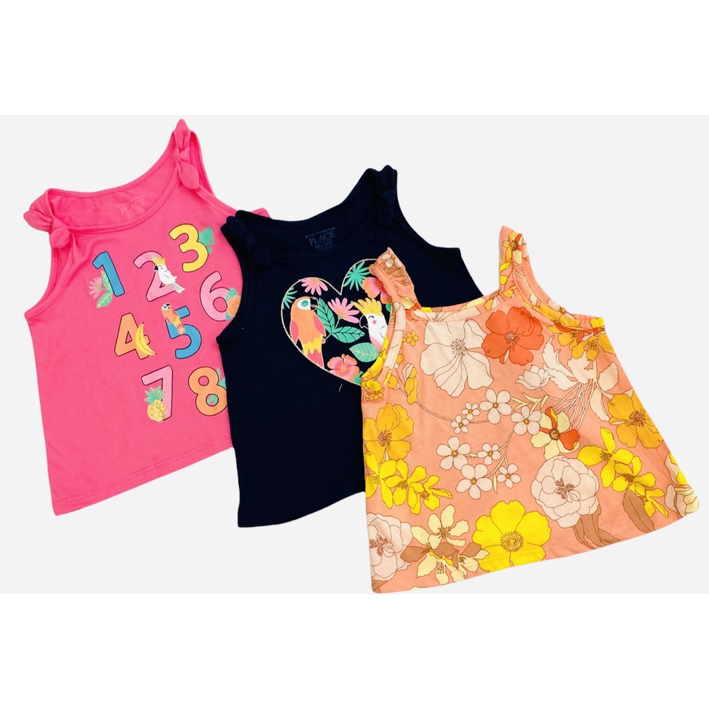 SALE VNXK- ÁO SÁT NÁCH 2 DÂY CHO BÉ GÁI-HIỆU PLACE