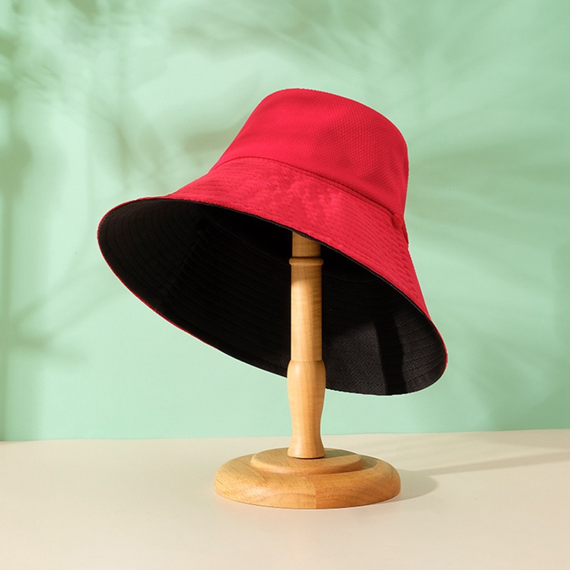 Nón Bucket Màu Trơn Phong Cách Hip Hop Thời Trang Mùa Hè Cho Nam/Nữ