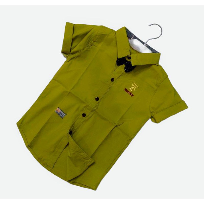 ÁO SƠ MI CỘC TAY BÉ TRAI XUẤT KHẨU 10-26KG DÀI TAY