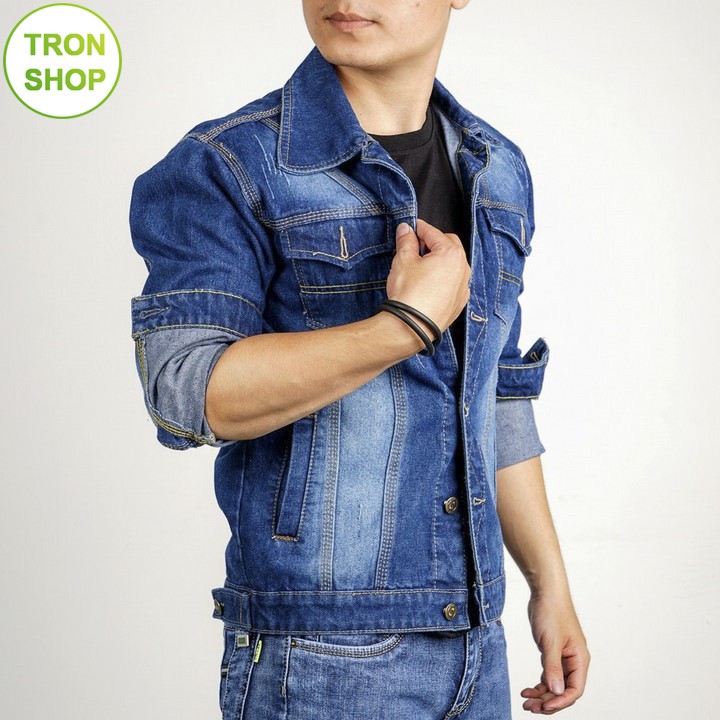 Áo khoác nam TS85 [ Nhập TRONSHOP1 giảm 10% ] jean đẹp siêu bền Tronshop chuyên áo khoác