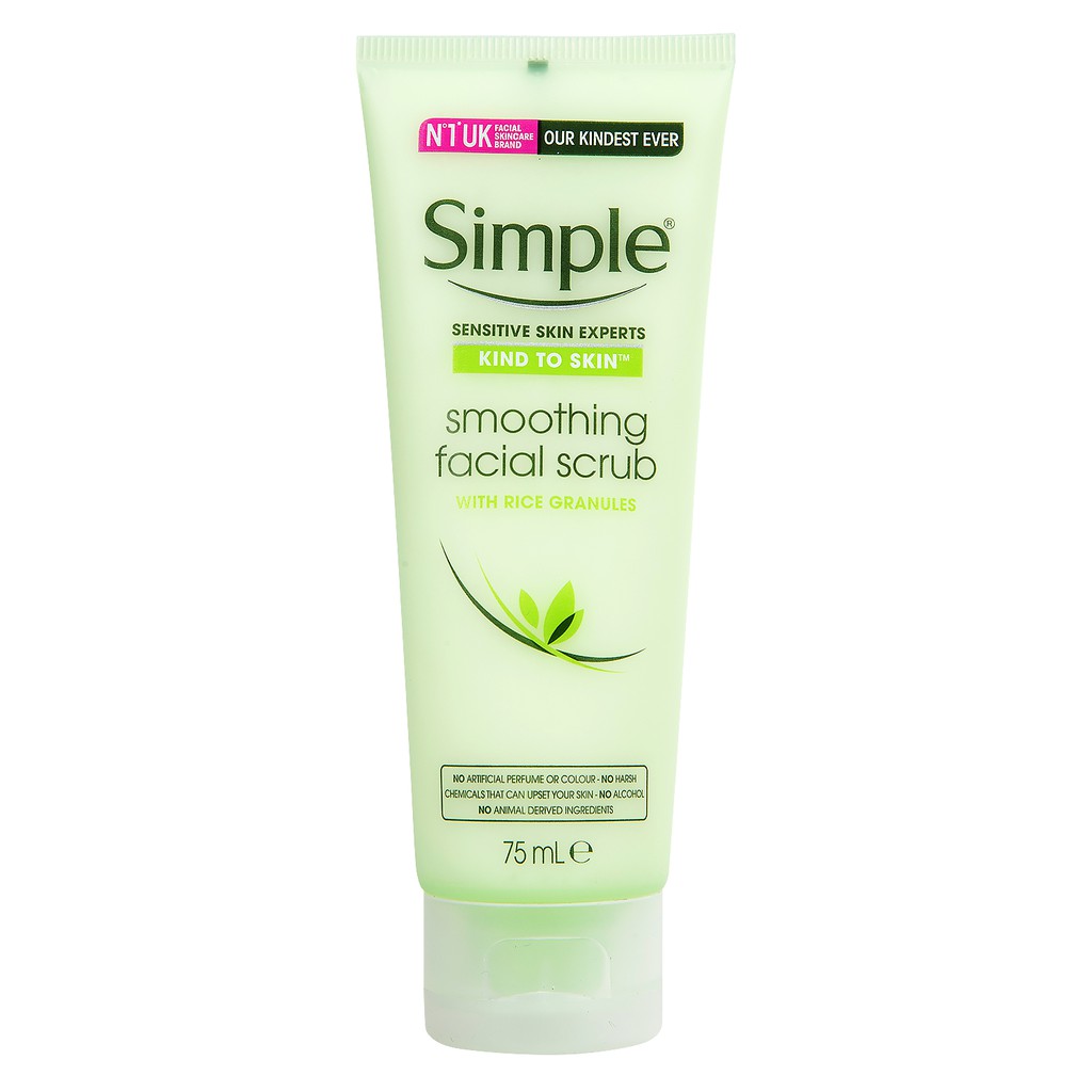 Tẩy Tế Bào Chết Simple Kind To Skin Soothing Facial Scrub 75ml