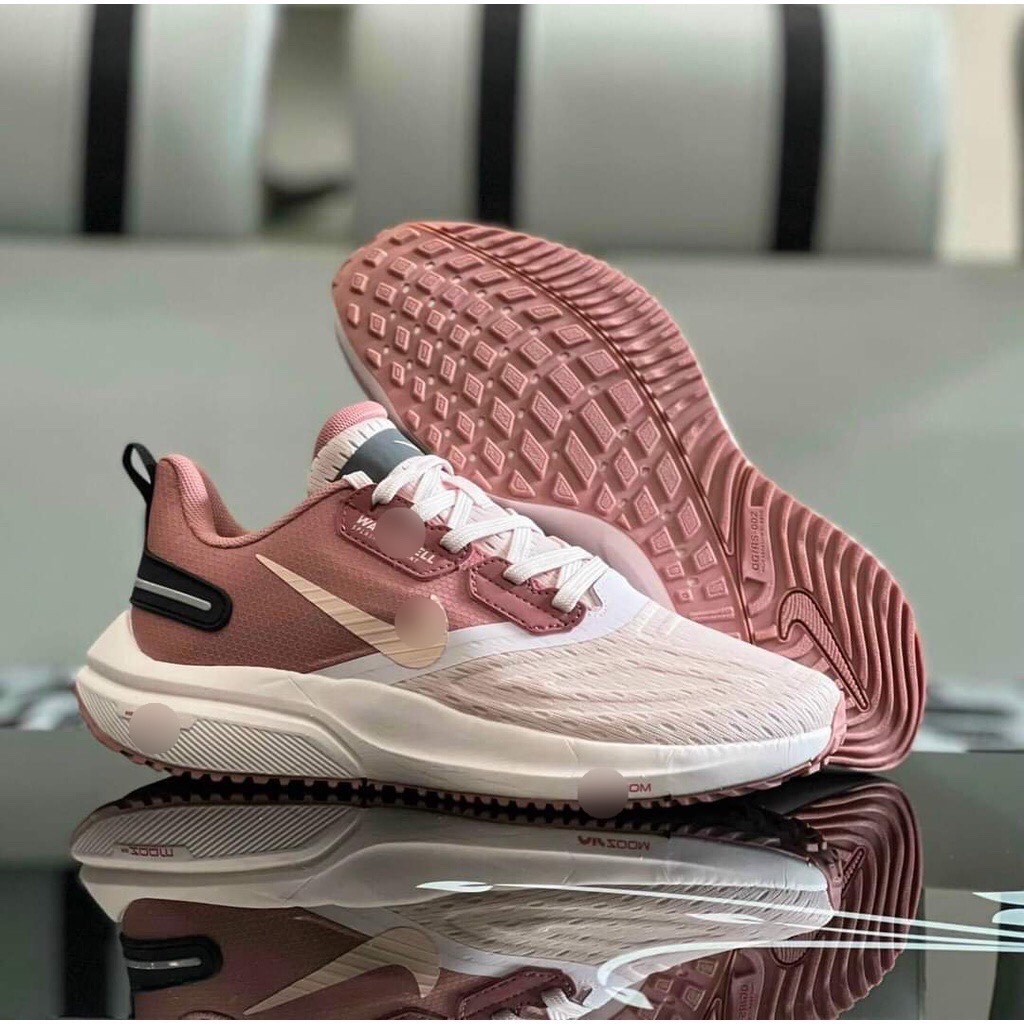 Giày thể thao NI.KE zoom Wat.er shell hồng siêu xinh, giày sneaker hồng đỗ