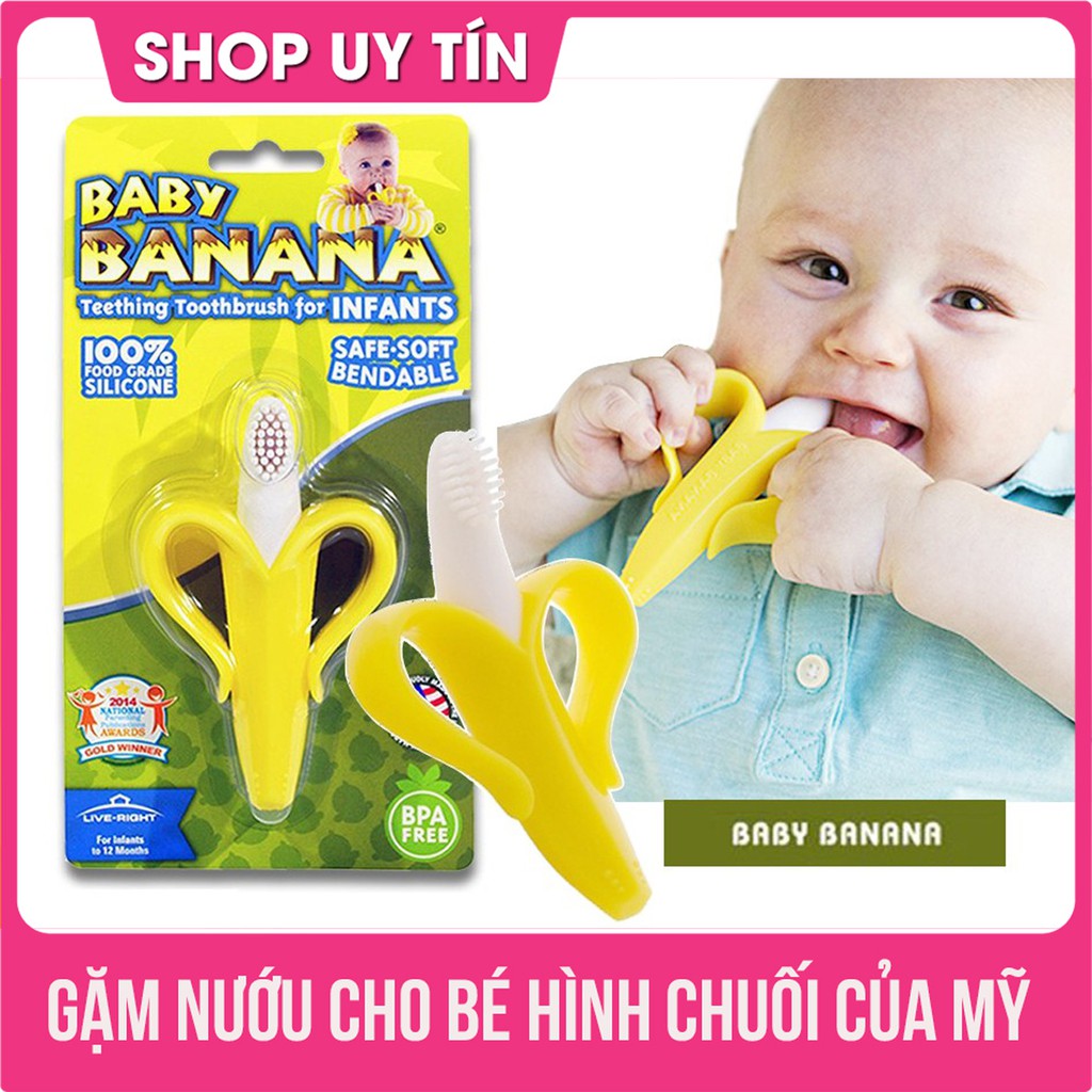 Gặm nướu cho bé hình quả chuối