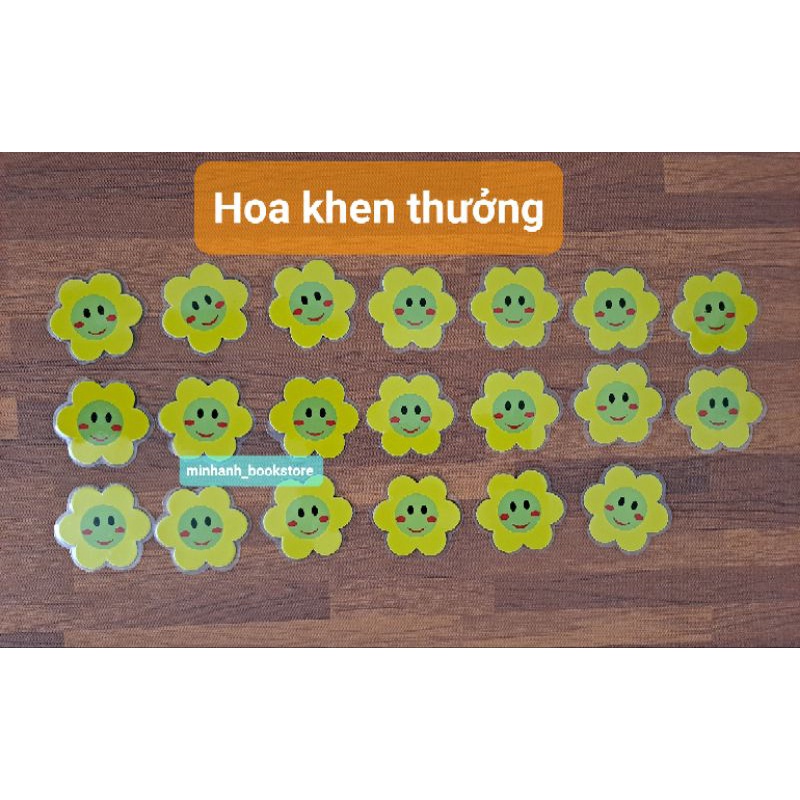 Set 20 Hoa khen thưởng - tích điểm có gắn sẵn nam châm hàng Việt Nam