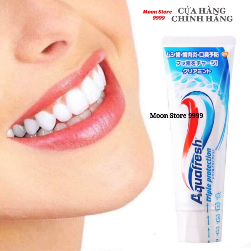 Kem đánh răng Aquafresh Nhật Bản 140g, Moon Store 9999