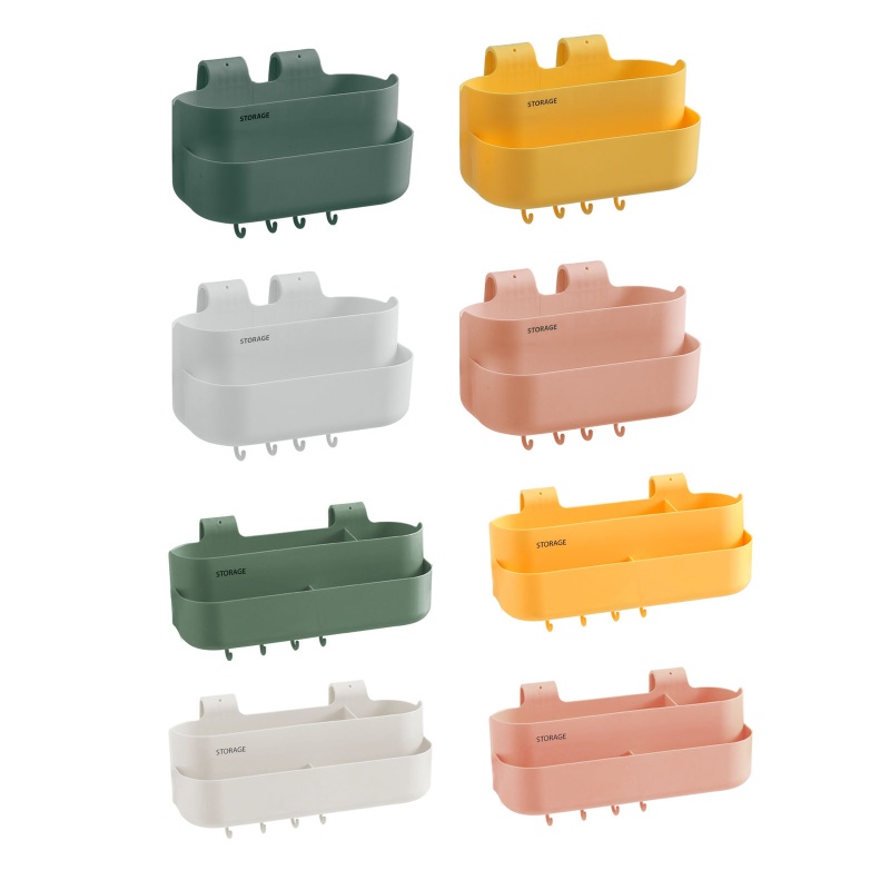 Giỏ Đựng Đồ 2 Tầng Có Móc Treo Tiện Dụng Cho Phòng Ngủ / Ký Túc Xá