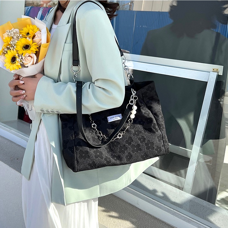 Hàng Mới Về Mới Túi Xách Canvas Sức Chứa Lớn Thời Trang Mùa Hè Cho Nữ