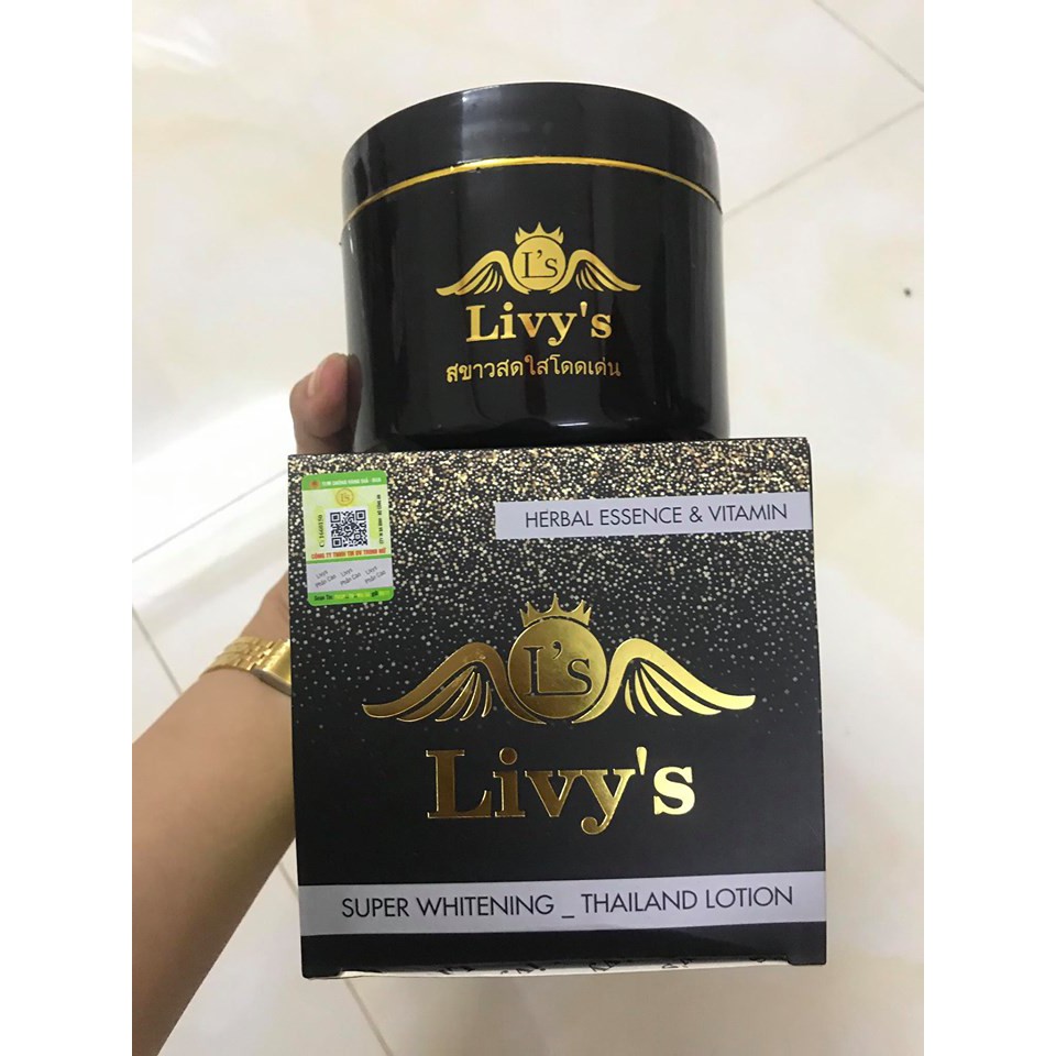 Kem dưỡng body Livy's đen Thái Lan