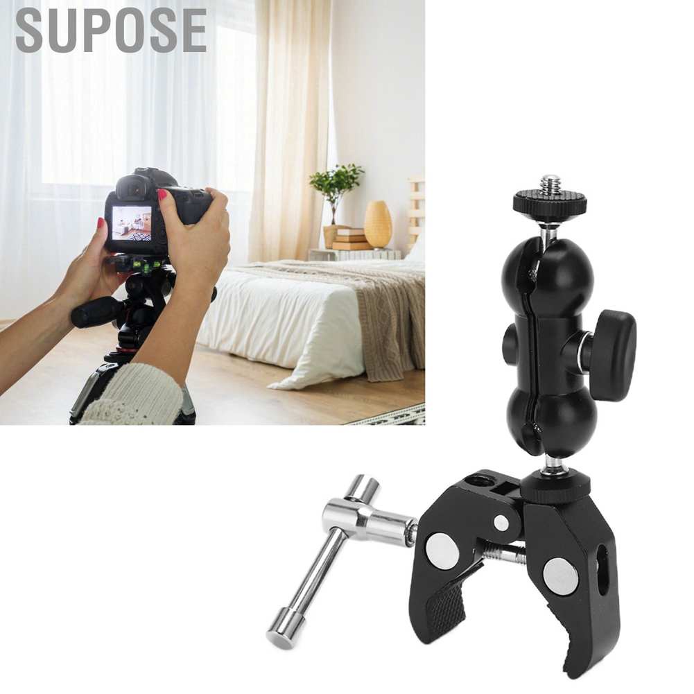 Phụ kiện kẹp đầu bi mini cho máy ảnh 1/4 3/8 | BigBuy360 - bigbuy360.vn