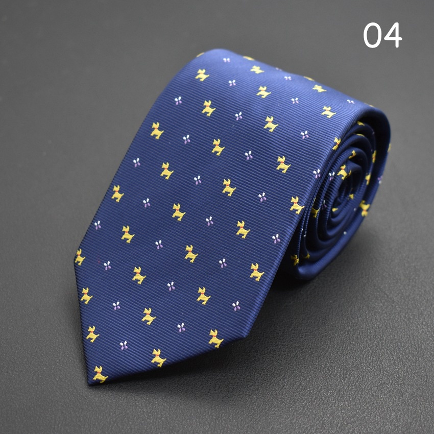 Cà Vạt Lụa Polyester 8cm Thời Trang Công Sở Cho Nam Và Nữ