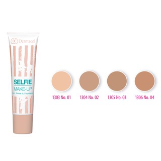Kem nền Dermacol Selfie Make-up 2in1 Primer & Foundation 25ml