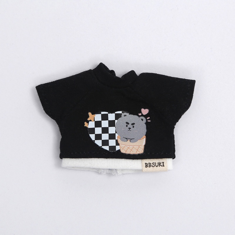 Áo Thun Họa Tiết Cây Kem Gấu Bông OB11 UFDOLL Tỉ Lệ 1 / 12 Dễ Thương Cho Búp Bê