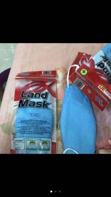 Khẩu trang yte 3D land mask( túi 6 cái) | BigBuy360 - bigbuy360.vn