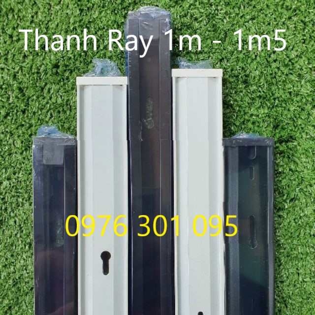 Thanh Ray Lắp Cho Đèn Rọi 1m và 1m5 (Trắng - Đen)