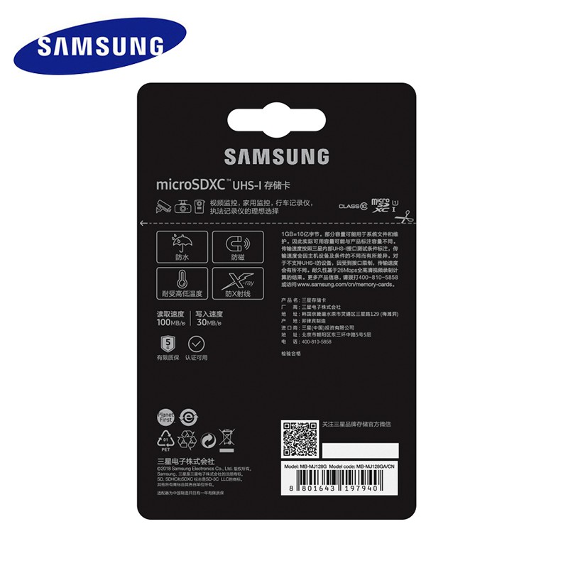 Thẻ Nhớ Samsung Micro Sd 32gb 64gb 128gb