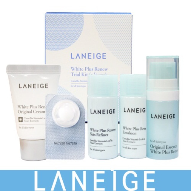 Set dưỡng da mini Laneige White Plus Renew Trial Kit (5 Items) 