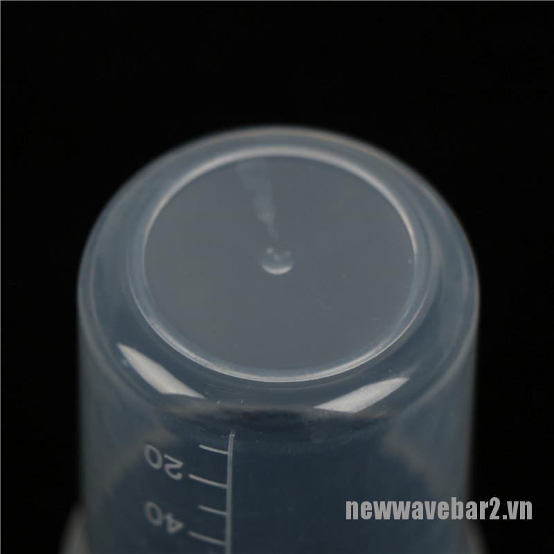 (Hàng Mới Về) Bộ 2 Cốc Đo Lường Bằng Nhựa Trong Suốt Dung Tích 100ml