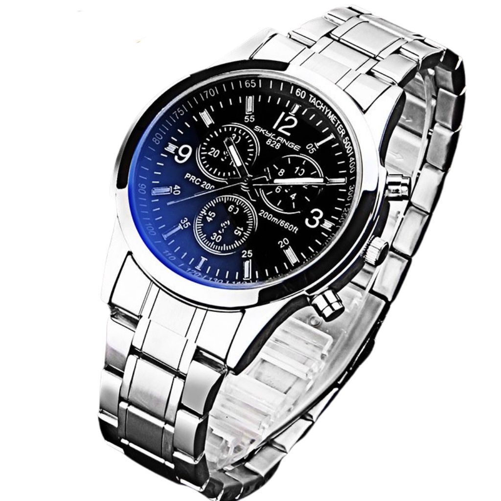 Đồng hồ nam SKYLANGE dây thép-kim loại không gỉ mặt kính chống xước cao cấp | BigBuy360 - bigbuy360.vn