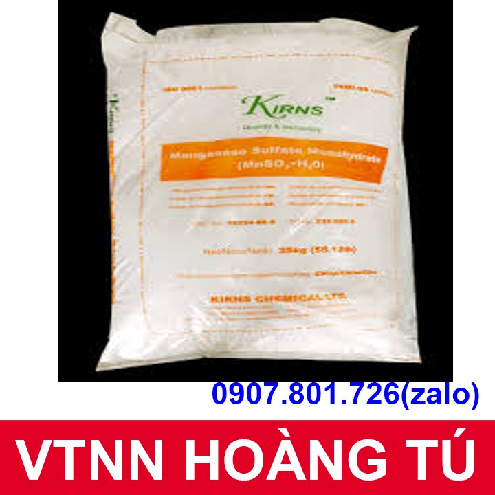 Phân vi lượng Mangan sunfate, Manganese sulphate, MnSO4.H2O GÓI 1KG
