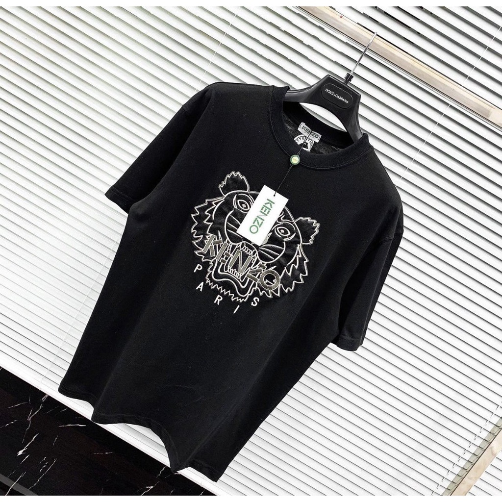 Áo Phông KEENZOz ngắn tay 2022 cổ tròn hình hổ phong cách trẻ trung năng động thoải mái du lịch dã ngoại hè Mã MT1987