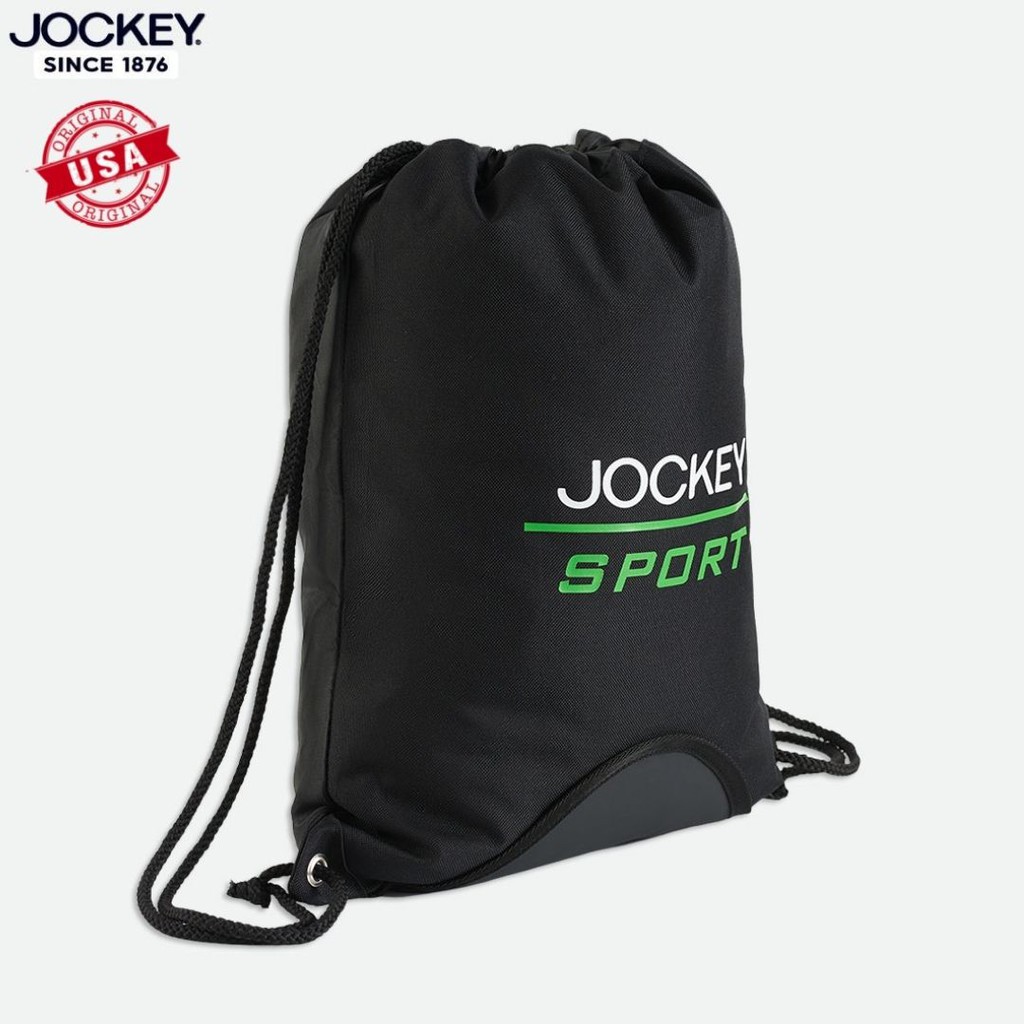 Balo Vải Jockey Sport Dây Rút Màu Đen - JSMG0272