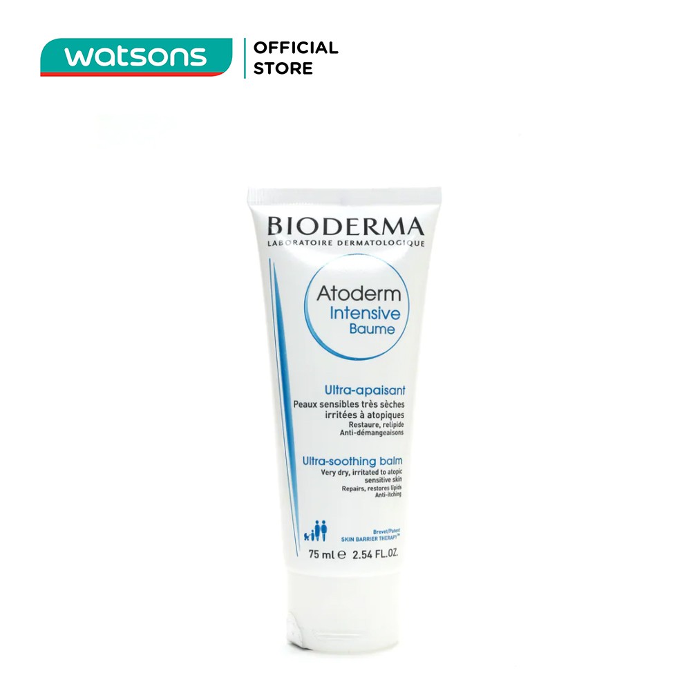 Kem Làm Dịu Da Bioderma Atoderm Intensive Baume Dành Cho Da Rất Khô Hoặc Da Nhạy Cảm 75ml