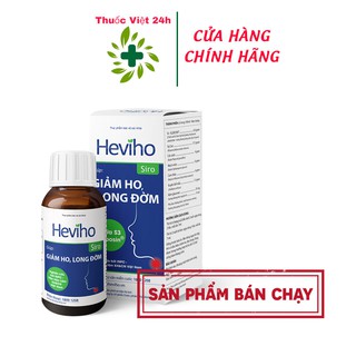 Siro Heviho - Hỗ Trợ Giảm Ho, Đau Rát Họng, Long Đờm (Lọ 100ml)